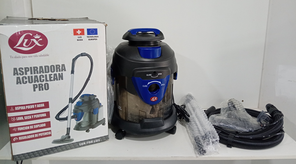 Aspiradora Marca Lux Modelo Acp2 Nuevo Sin Uso Acc Manguera 3 Picos Bolsa2 Alargues