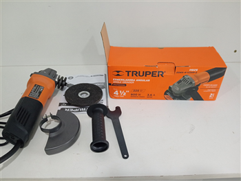 Pulidora Marca Truper Modelo Sma-4-1/2a9-2 Tamaño Chico Nuevo Sin Uso Acc MangoProtectorLlave