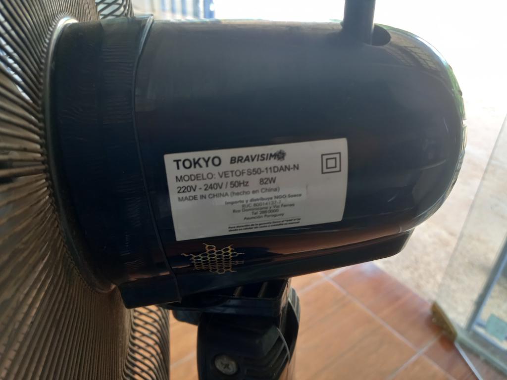 Ventilador 3 Velocidades Marca Tokyo Modelo Usado En Buen Estado Acc No Tiene