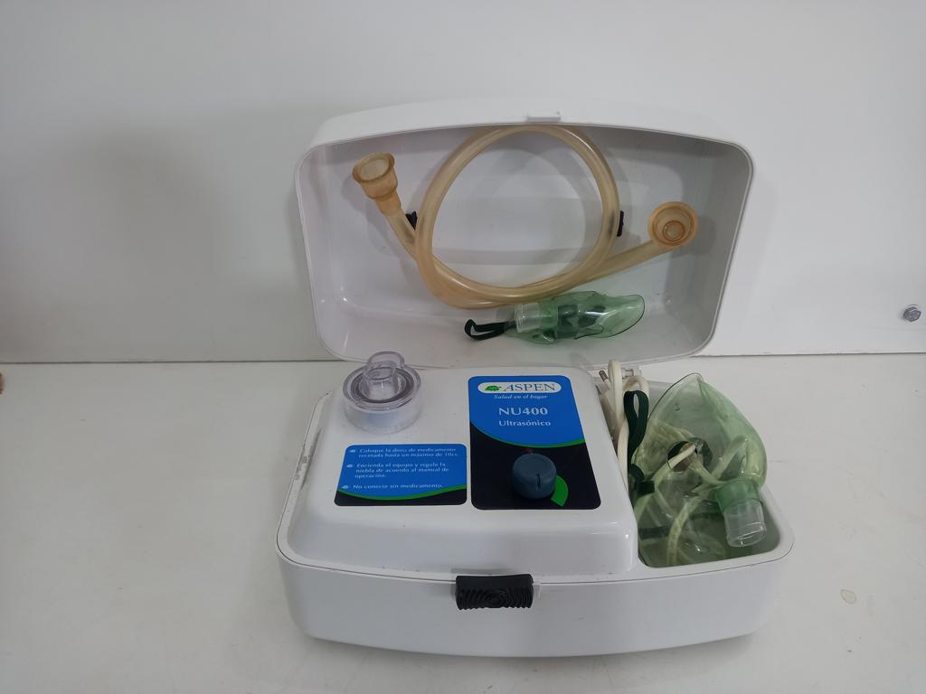 Nebulizador Marca Aspen Modelo Nu400 Usado En Buen Estado Acc Con Manguera Con Mascarilla