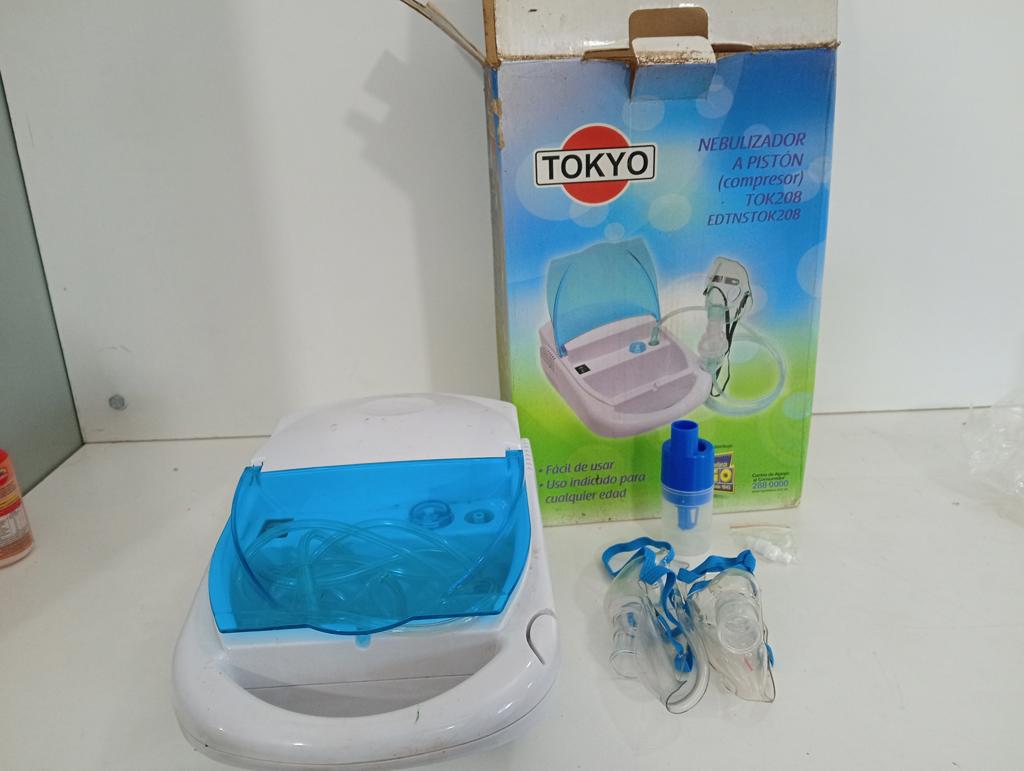 Nebulizador Marca Tokyo Modelo Edtnstok208 Usado En Buen Estado Acc MangueraMascarilla