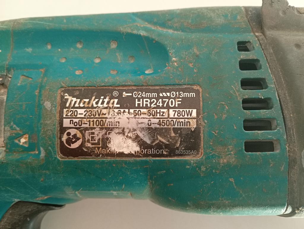 Foto 2 de Taladro Marca Makita Modelo Hr240f Usado En Buen Estado Acc No Tiene