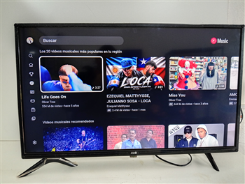 Televisor Led Smart De 32 '' Marca Jam Modelo Sk32ze10 Con Control Usado En Buen Estado Acc Con Control2 Patitas