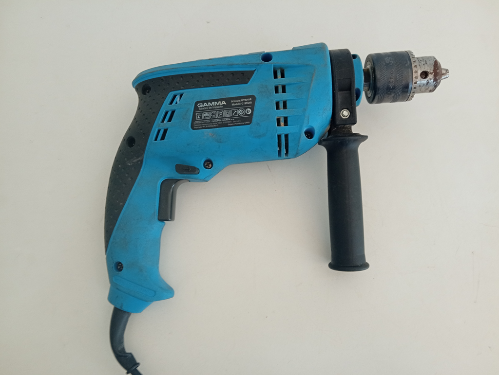 Taladro Marca Gamma. Modelo G19034r Usado En Buen Estado Acc Manija