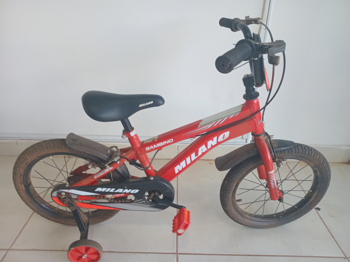 Bicicleta Marca Milano Aro 16 Modelo Bambino Usado En Buen Estado Acc Dos Rueditas Laterales