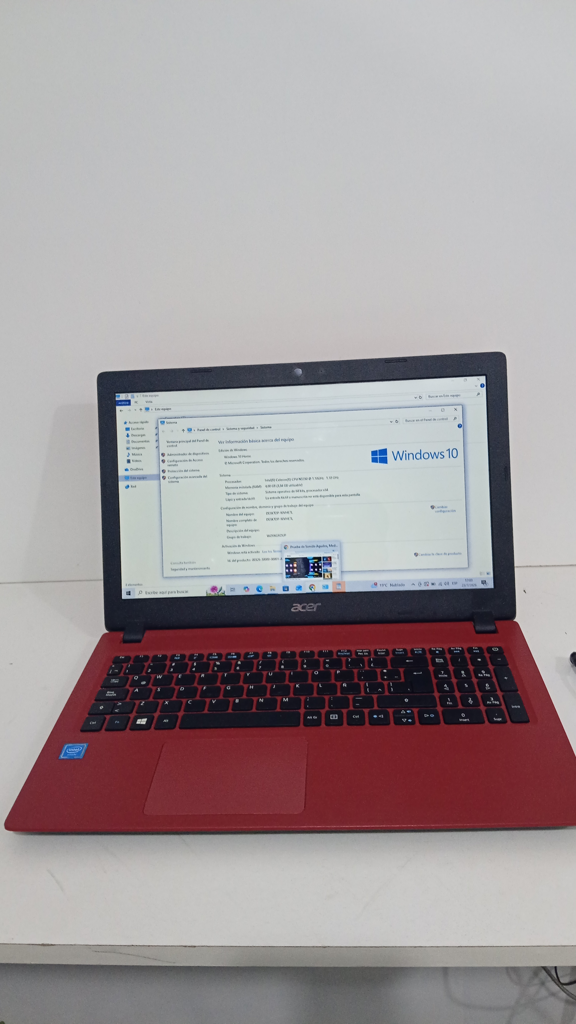 Notebook Marca Acer Modelo Aspire 3 Procesador Intel Celerom Memoria Ram 4 Gb Disco Duro 465 Gb Generacion 10 Acc Cargador