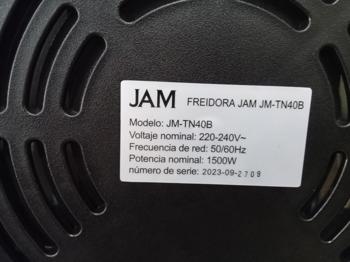Fritadora Marca Jam Modelo Jm-Tn40b Usado En Buen Estado Acc: No Tiene Comentario: De 4 Lts. En Caja