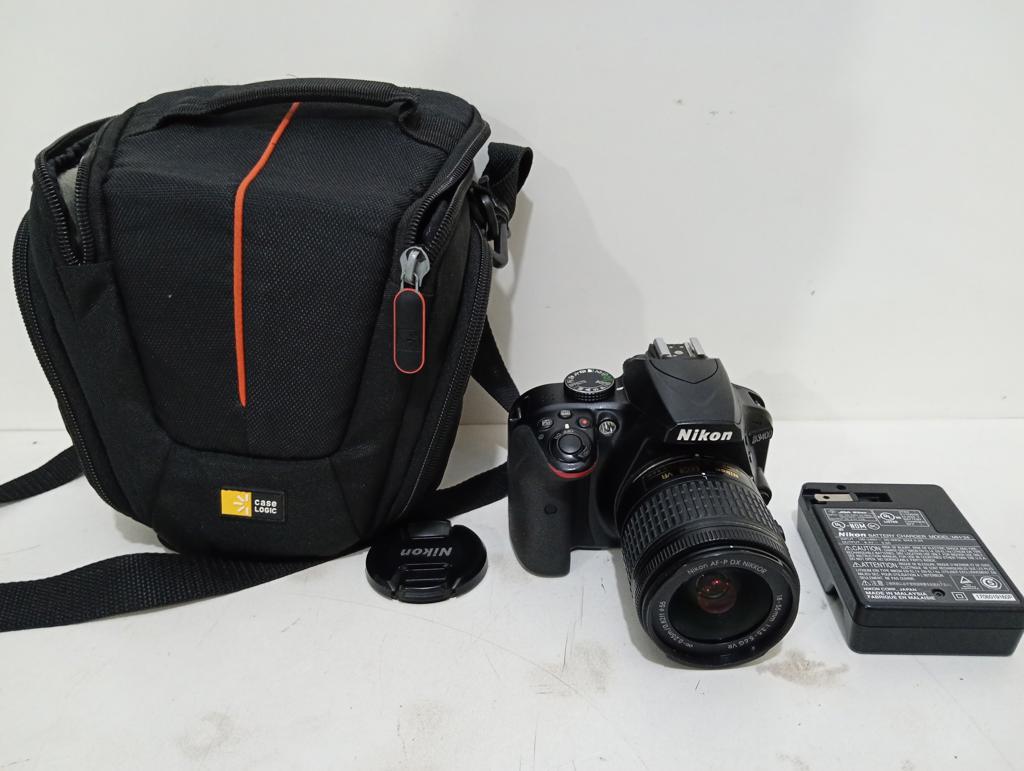 Camara Fotografica Marca Nikon Modelo D3400 Acc Lente 18-55mmBateriaCargadorCorreaFlash