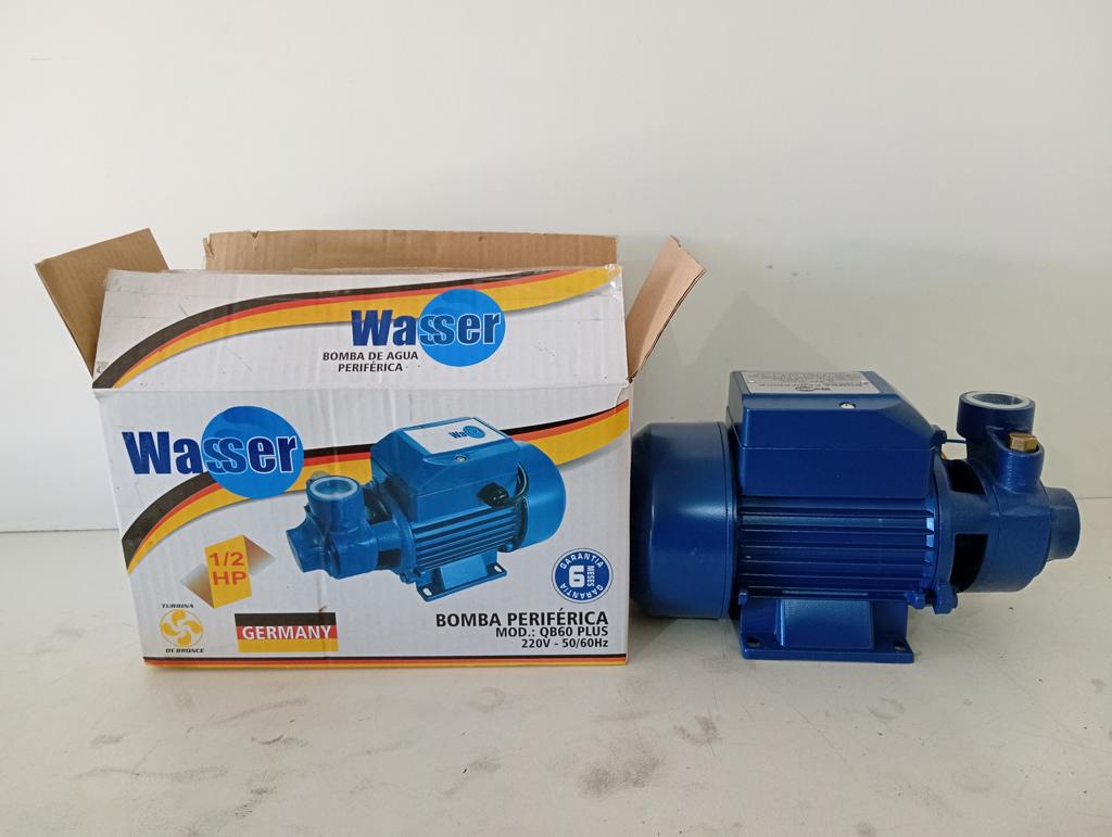 Moto Bomba Marca Wasser Modelo Qb60 Plus Potencia Hp 2 Acc S/A
