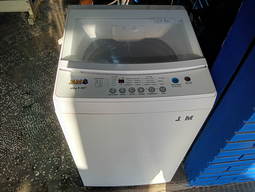 Lavarropas Cap 7 Kg. Marca Jam Modelo Alba-F-057 Usado En Buen Estado Acc Manguera De Carga/Descarga