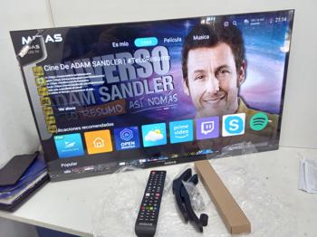 Televisor Led Smart De 32 '' Marca Midas Modelo Md-Smtv32a Con Control Usado En Buen Estado Acc Par De Patitas Soporte Para ParedTornillos
