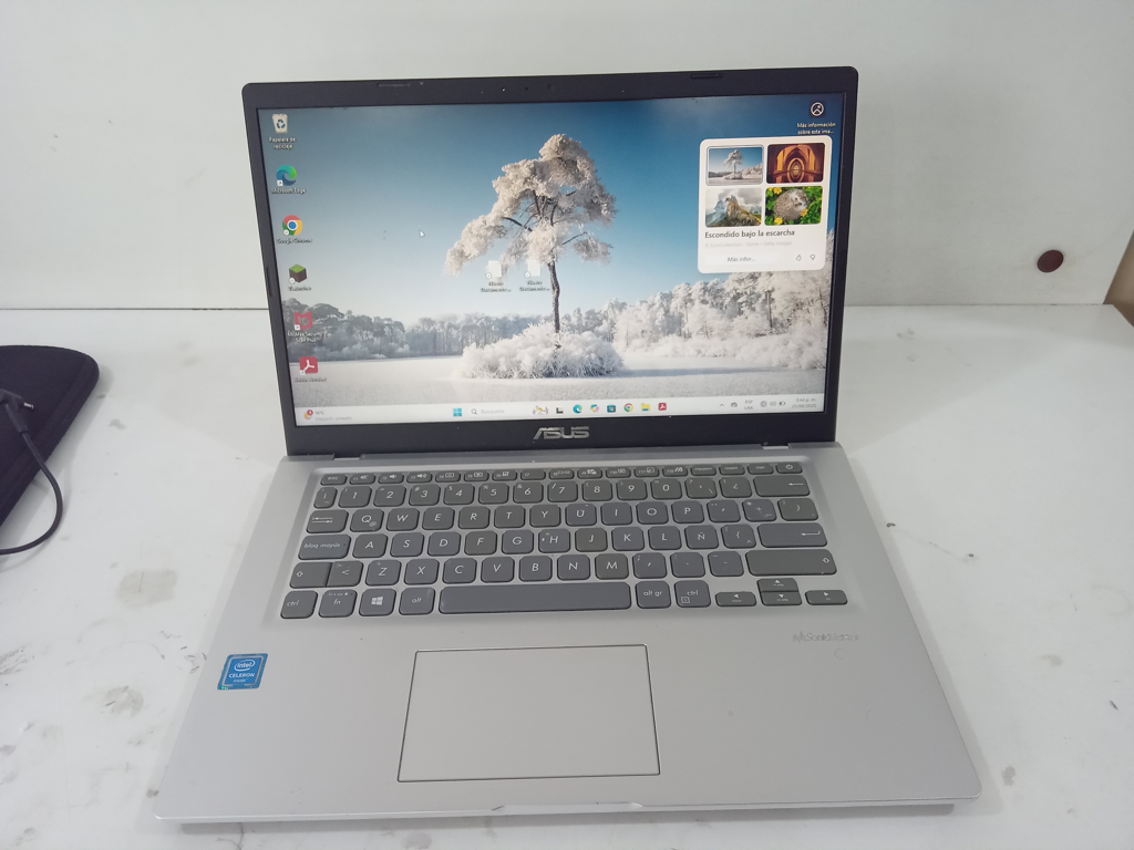 Notebook Marca Asus Modelo X415m Procesador Intel Celeron 1.10ghz Memoria Ram 4 Gb Disco Duro 127 Gb Generacion 4 Acc Web CamWifiSalida Hdmi