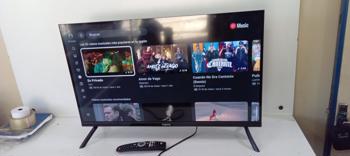 Televisor Led Smart De 32 '' Marca Tvtokhf32gtv Modelo Tvtokhf32gtv Con Control Usado En Buen Estado Acc Con 2 Patitas3 Hdmi2 UsbAv