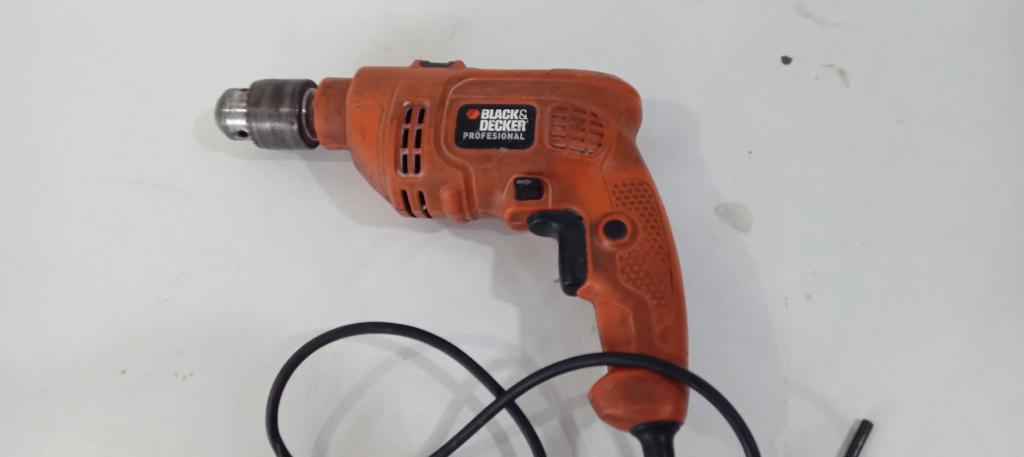 Taladro Marca Black & Decker Modelo Tm600-B2c Usado En Buen Estado Acc Con LlaveSin Mecha