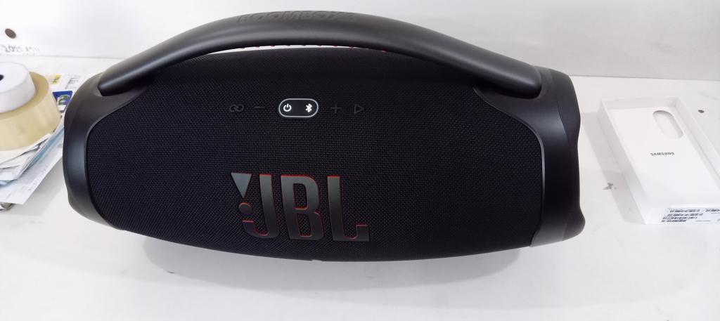 Speaker Potencia Watts No Tiene Marca Jbl Sin Control Modelo Boombox3 Nuevo Sin Uso Con Caja Acc Con Cable Power