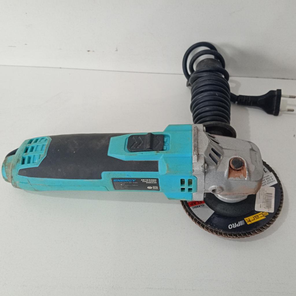 Pulidora Marca Energy Modelo Ag15/3/220 Tamaño Chico Usado En Buen Estado Acc 1 Disco1 MangoSin Protector