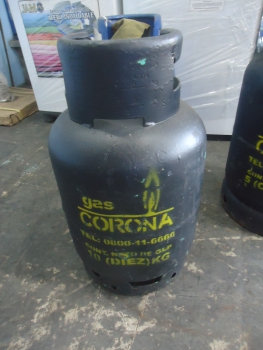 Garrafa Cap 10 Kg. Marca Gas Corona Usado En Buen Estado Color Gris Oscuro Acc No Tiene